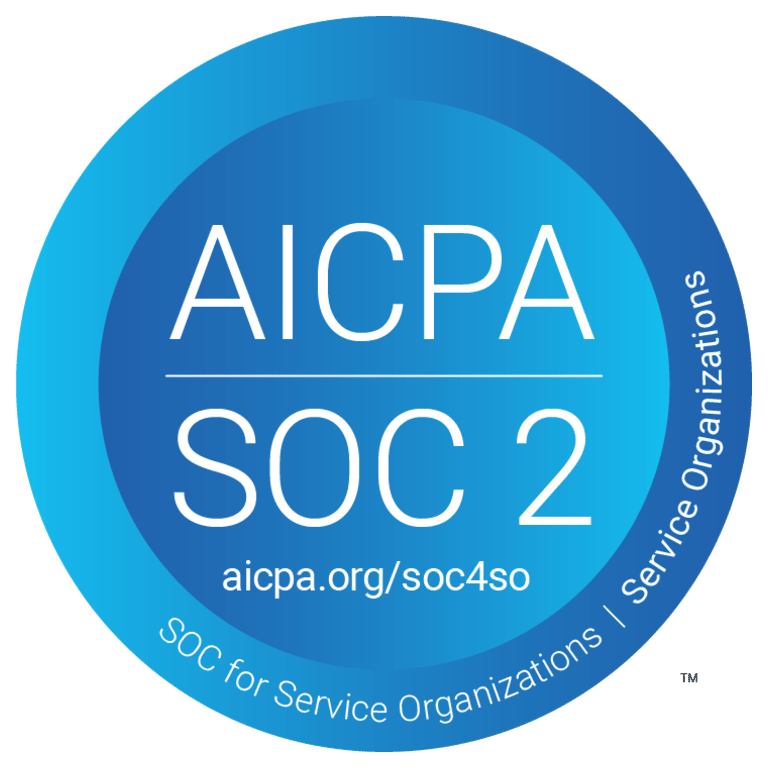 AICPA SOC 2 logo for service organizations